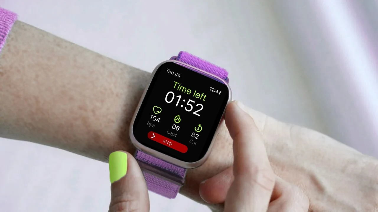 CrossFit activity interface on Apple Watch